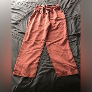 Paper bag dress pants